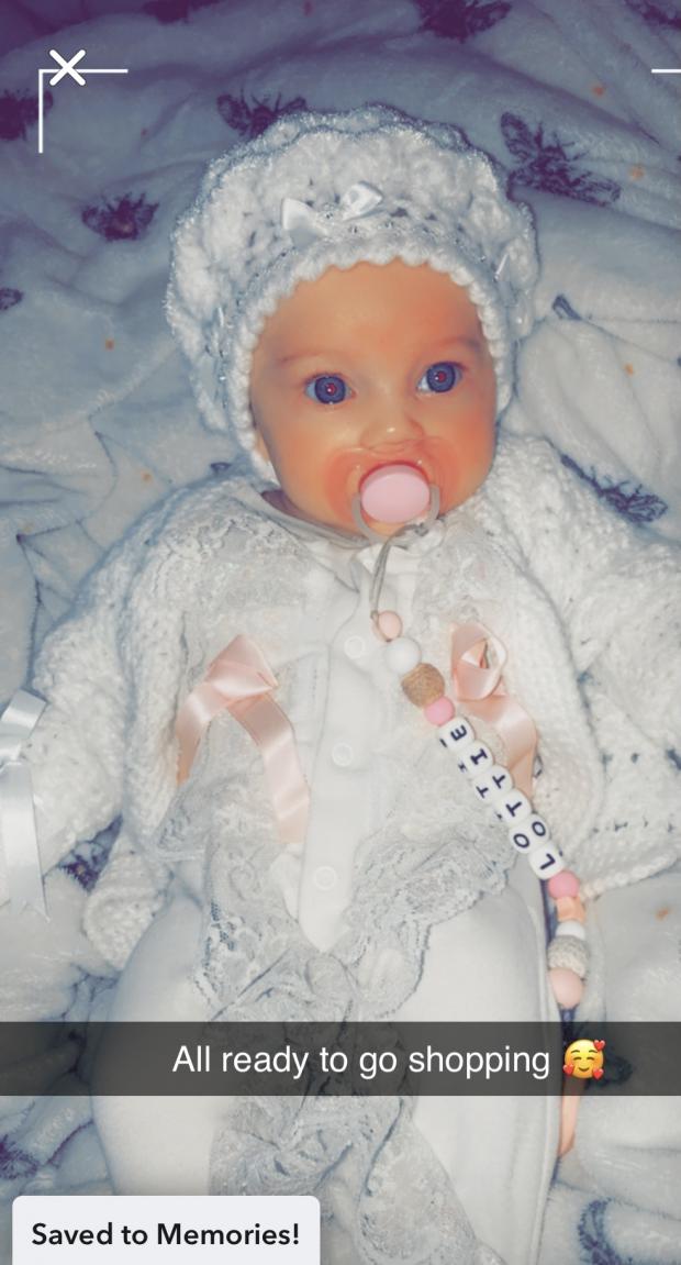 South Wales Argus: Lottie Rees arrived on August 31, 2021, at the Grange University Hospital, near Cwmbran, weighing 7lb 12oz. Her parents are Katie Martin and Taylor Rees, of Newport, and her siblings are Lexton, Bonnie-leigh and Taylun. Lottie had to spend a few days in